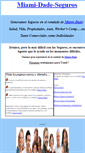 Mobile Screenshot of miami-dade-seguros.com